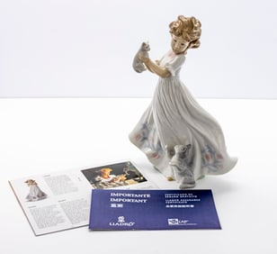 Lladro "Kittens Gathering" 1974-1983 Porcelain Figurine