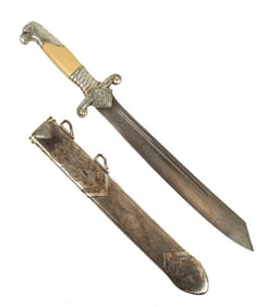 Original German WWII RAD Labor Corps M1937 Officer's Dagger by ALCOSO of Solingen