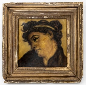 D. Ransi Germany, Head of Woman, Painting O/C