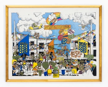 Attributed to Tomas Marin, Fabrics on Board, Calle Ocho Festival, Little Havana. 1983