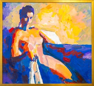 Tormina by Nicola Simbari O/C Painting, Italy