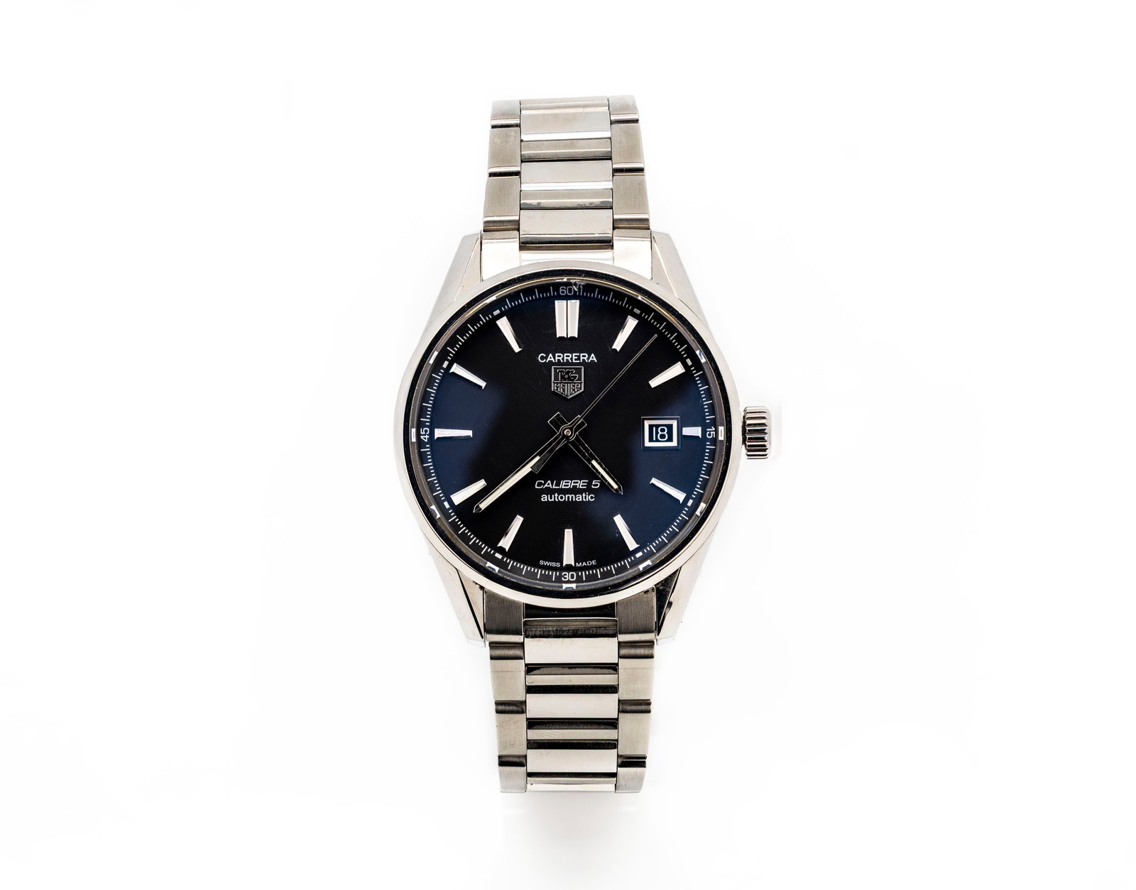 TAG Heuer Carrera WAR211A-1 Calibre 5 Automatic 39mm Watch: Brand: TAG Heuer Model: Carrera Calibre 5 Automatic Material: Stainless Steel, Sapphire Crystal Serial number: WAR211A-1 WEX1587 movement type: