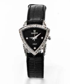 Lancaster Watch 0259BLK 54 Diamonds