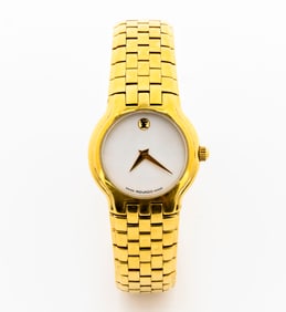 Movado 87 E4 1852 Watch 4996800 Water Resistant