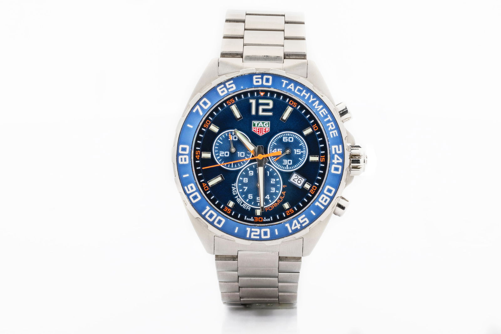 TAG HEUER Formula 1 Watch CAZ1014: Brand: TAG HeuerModel:Formula 1Movement:QuartzReference number:CAZ1014Case material:Stainless SteelCase size:43mm