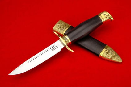 Russian Knife Finka KGB "WWII 40 Victory USSR"