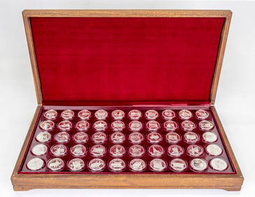 The Franklin Mint Governors' Edition "State of the Union" Ingot Collection.