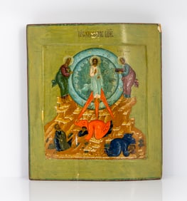 Russian Icon, The Transfiguration of Christ, circa late 19th, Russian School