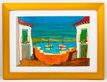 Modern Folk Art Style, Mixed media