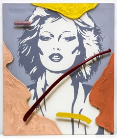 Jim Ceravolo (American, 1953), Portrait of a Woman, Acrylic on Canvas