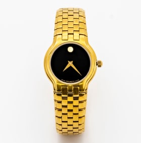 Movado 87 E4 1852 Watch 4764081 Water Resistant