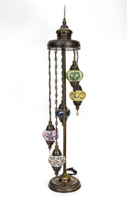 Moroccan-Style Mosaic Floor Lamp