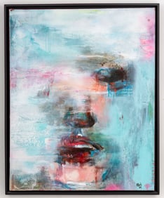 Sandra Encaoua, 2017, De Chair et d'ame, Oil & Spray on Canvas
