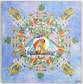 Everett Day, 2011, Miami Beach, Print on Canvas