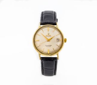 OMEGA Seamaster De Ville Automatic Wristwatch 14K Gold Filled 1960s
