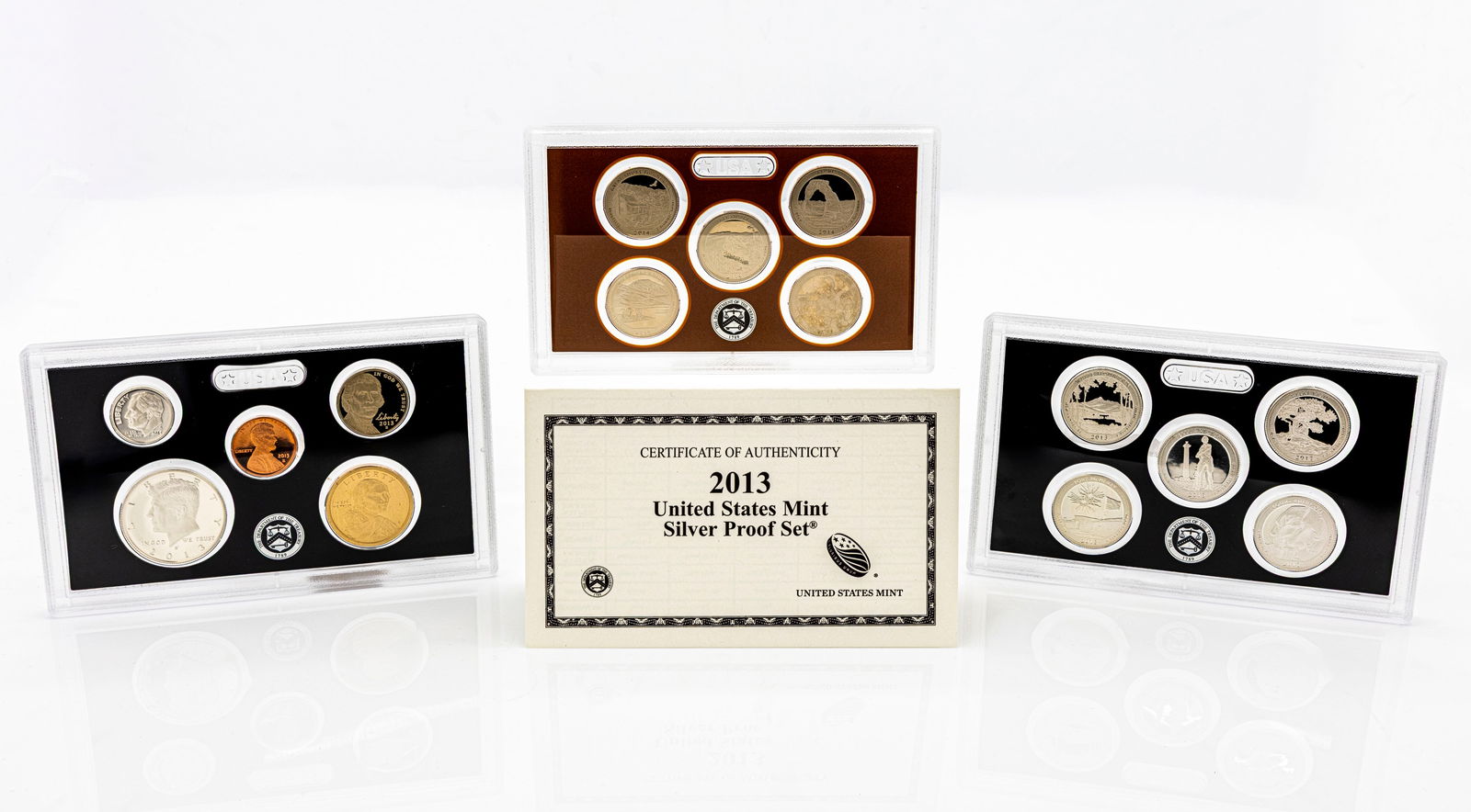 2013 United States Mint Silver Proof Set Complete 14-Coin Collection COA (1 of 7)