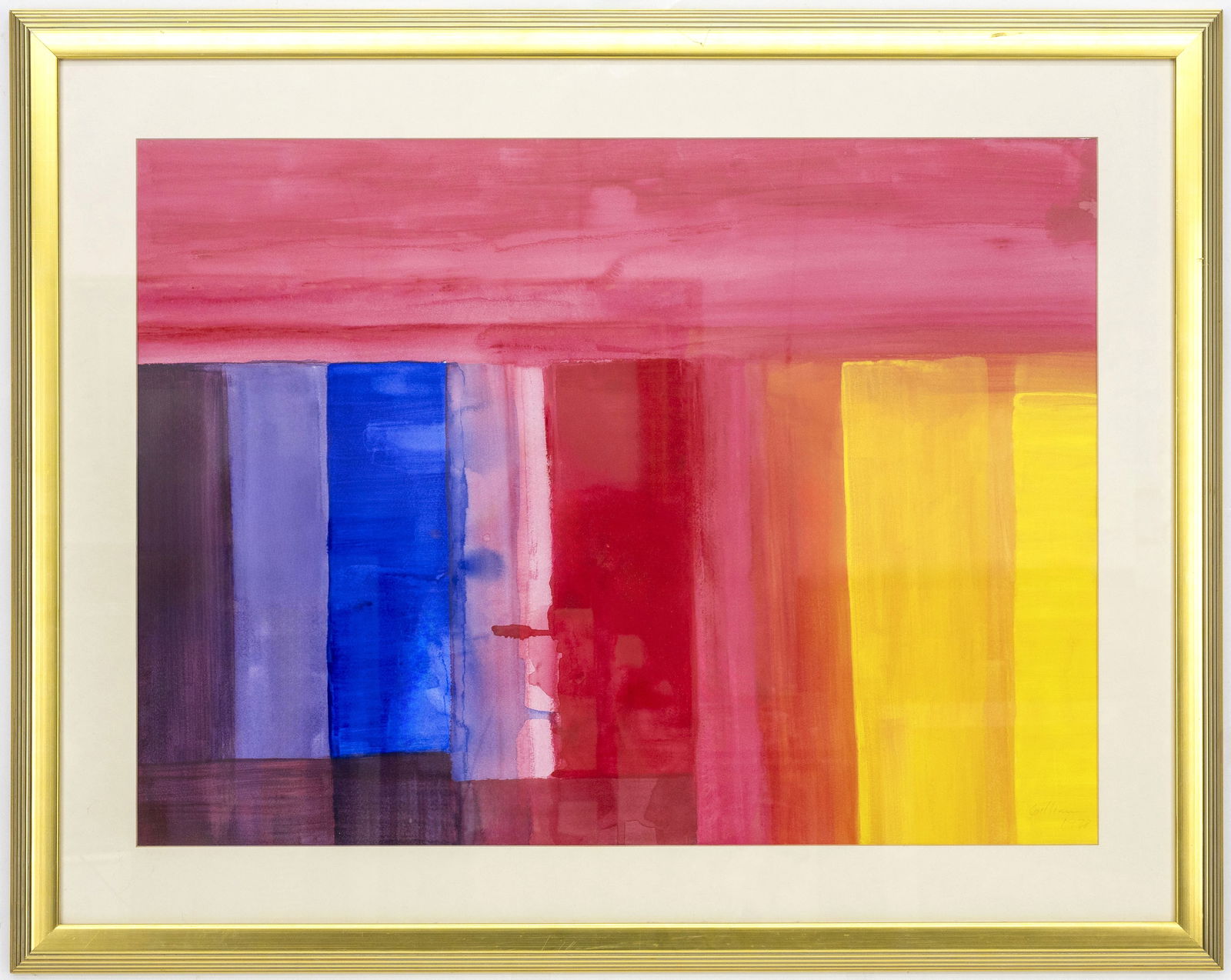Sam Gilliam Jr. (American, 1933-2022) 1978, Watercolor or Gouache on Paper (1 of 4)