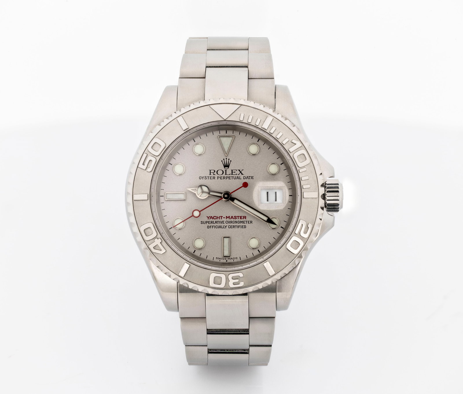 Rolex Oyster Perpetual 16622 Yacht-Master 40 mm Rolesium Watch: Brand: Rolex Yacht-Master 40 mm Reference: 16622 (Rolesium configuration) Serial number: F309XXX Origin, Year: Switzerland, Circa early 2000s Mater