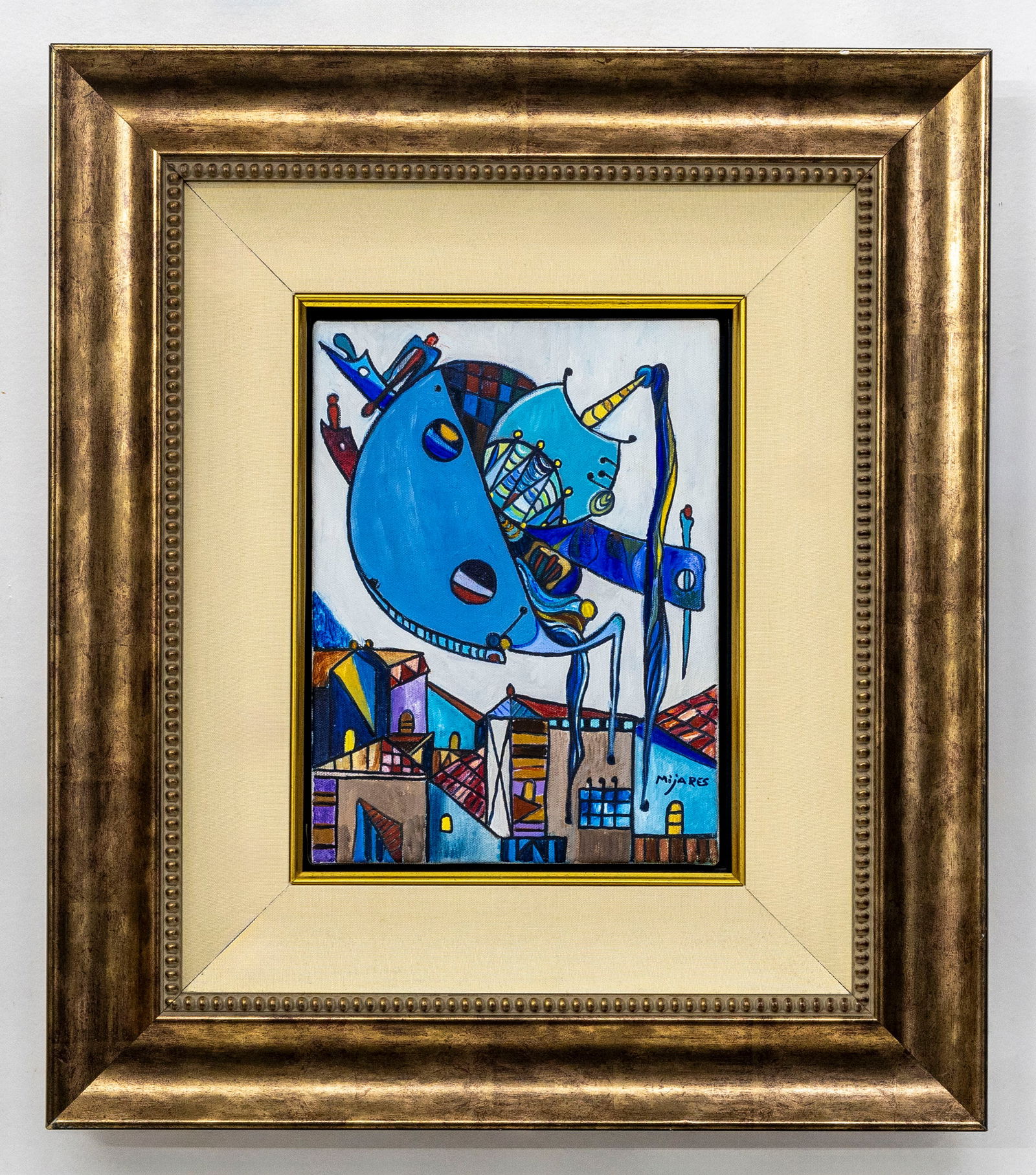 Jose Maria Mijares (Cuban-American, 1921-2004), Abstract Composition, Acrylic on Canvas (1 of 4)