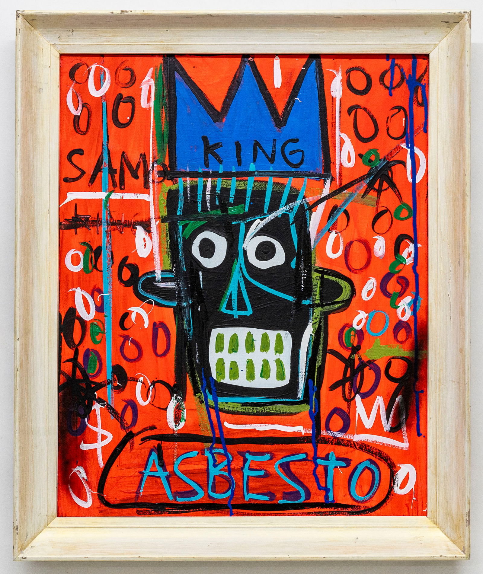 Jean-Michel Basquiat, Asbesto 1982, Acrylic and Oil stick on Canvas (1 of 4)