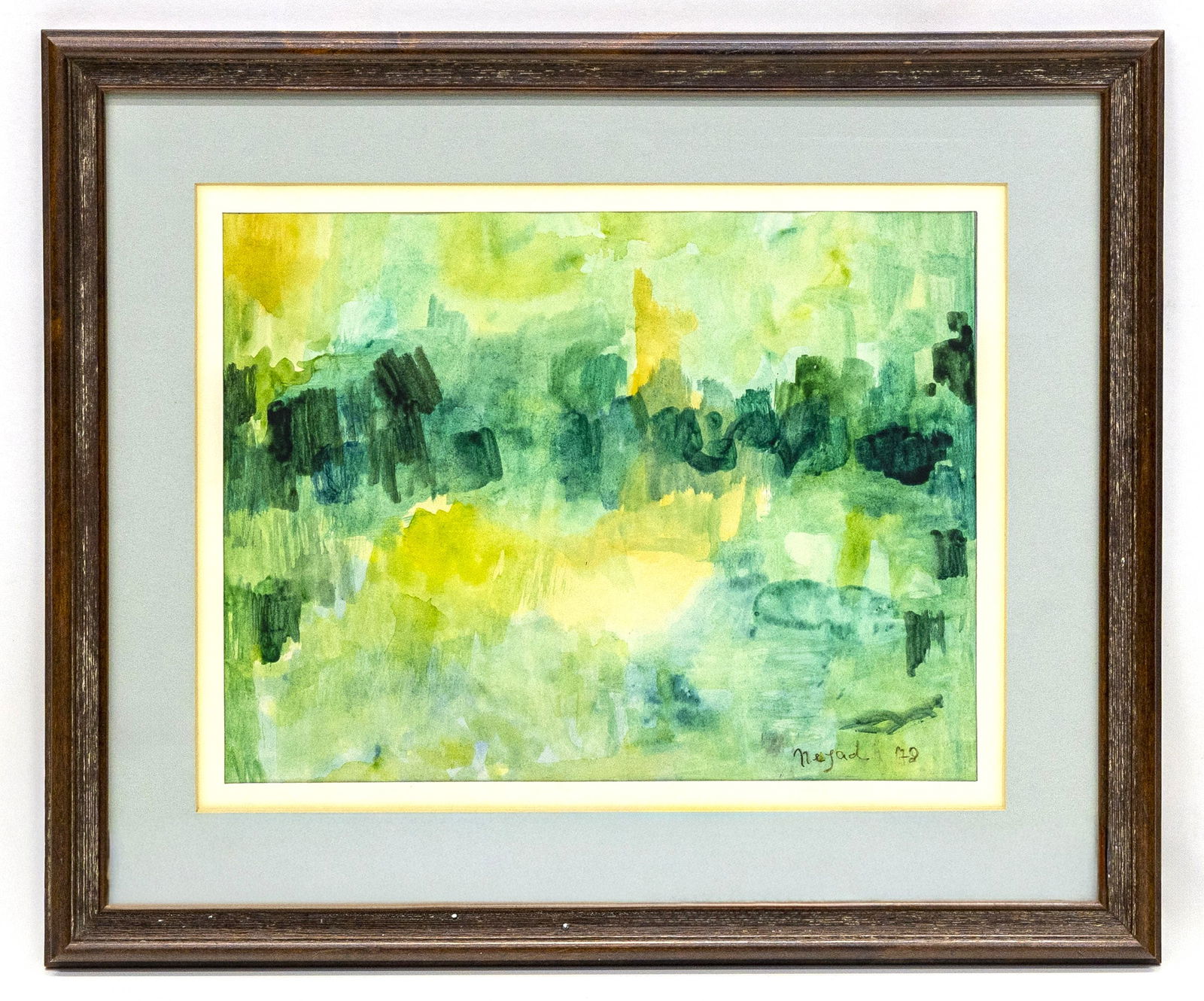 Nejad Devrim (Turkish, 1923-1995), Abstract Composition, Watercolor on Paper Painting (1 of 4)