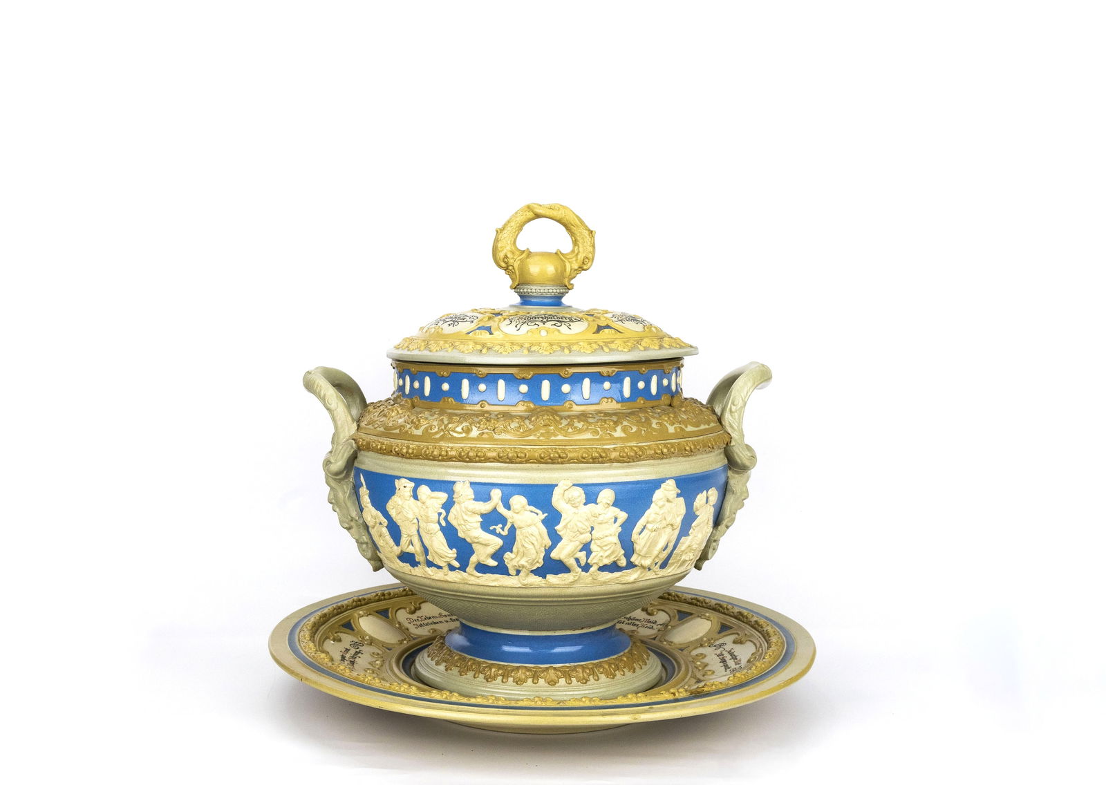 Villeroy & Boch Mettlach Lidded Tureen with Model No. 2087 (1 of 12)
