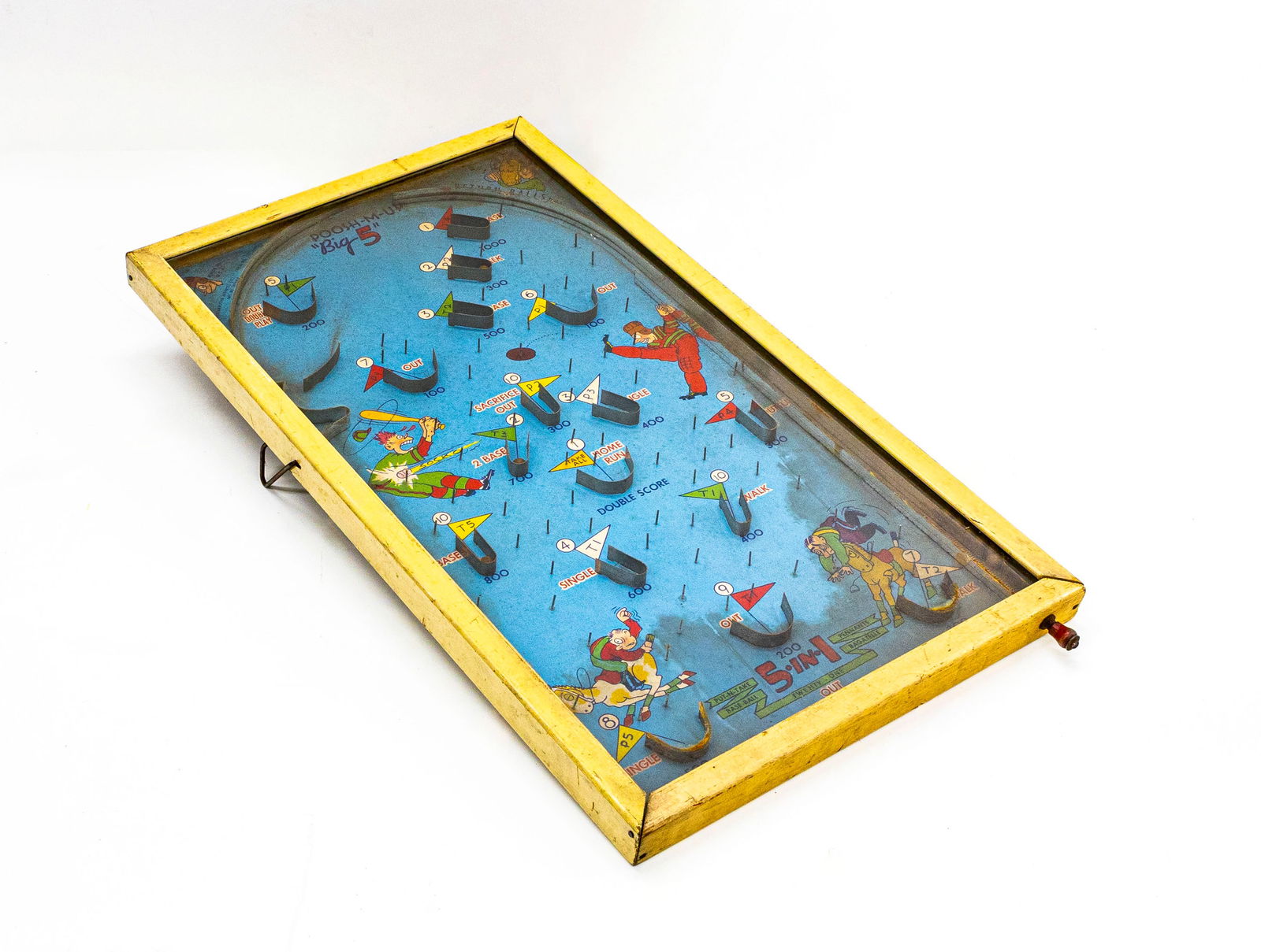 Vintage 1930s "Poosh-M-Up Big 5" Bagatelle Game, Northwestern Products Co (1 of 4)