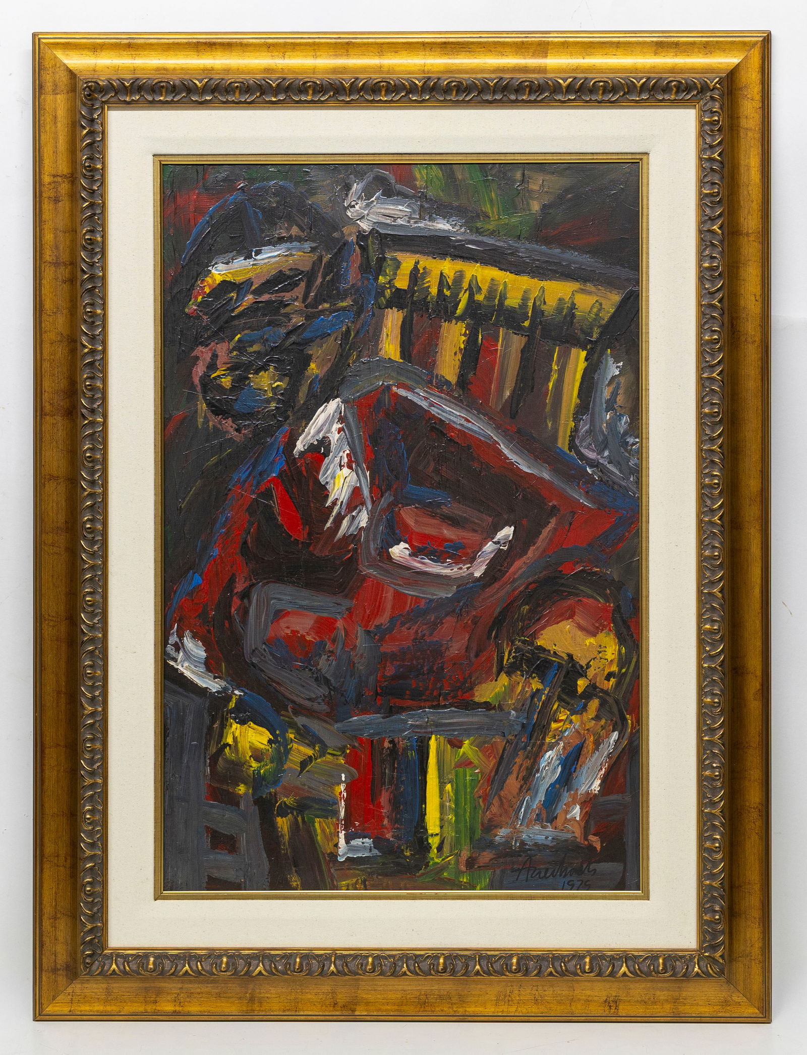 Frank Auerbach (British, 1931-2024), Abstract 1979, Oil on Canvas Painting (1 of 4)