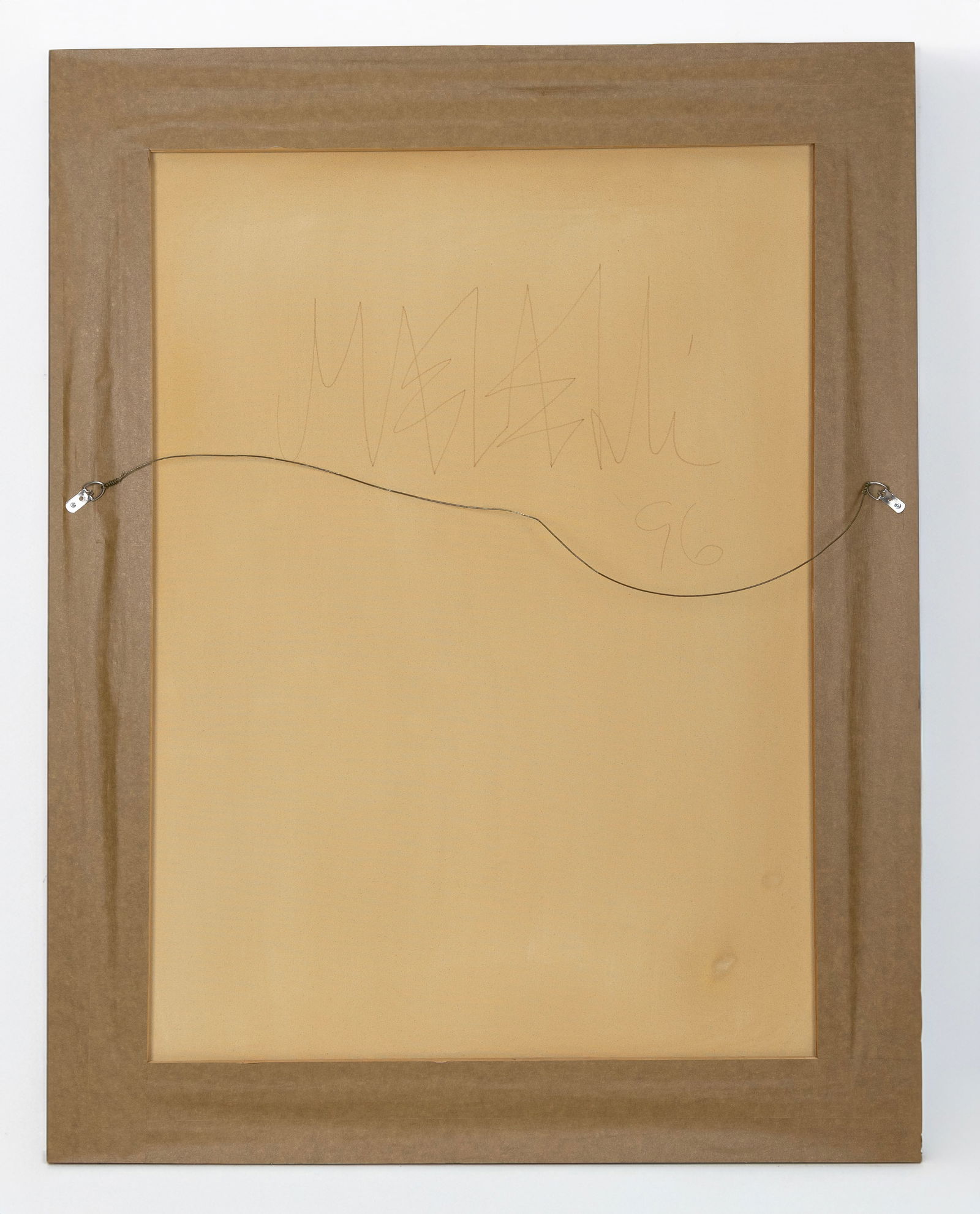 Mohammed Melehi (Moroccan, 1936-2020), Abstract 1996, Oil on Canvas Painting - 3