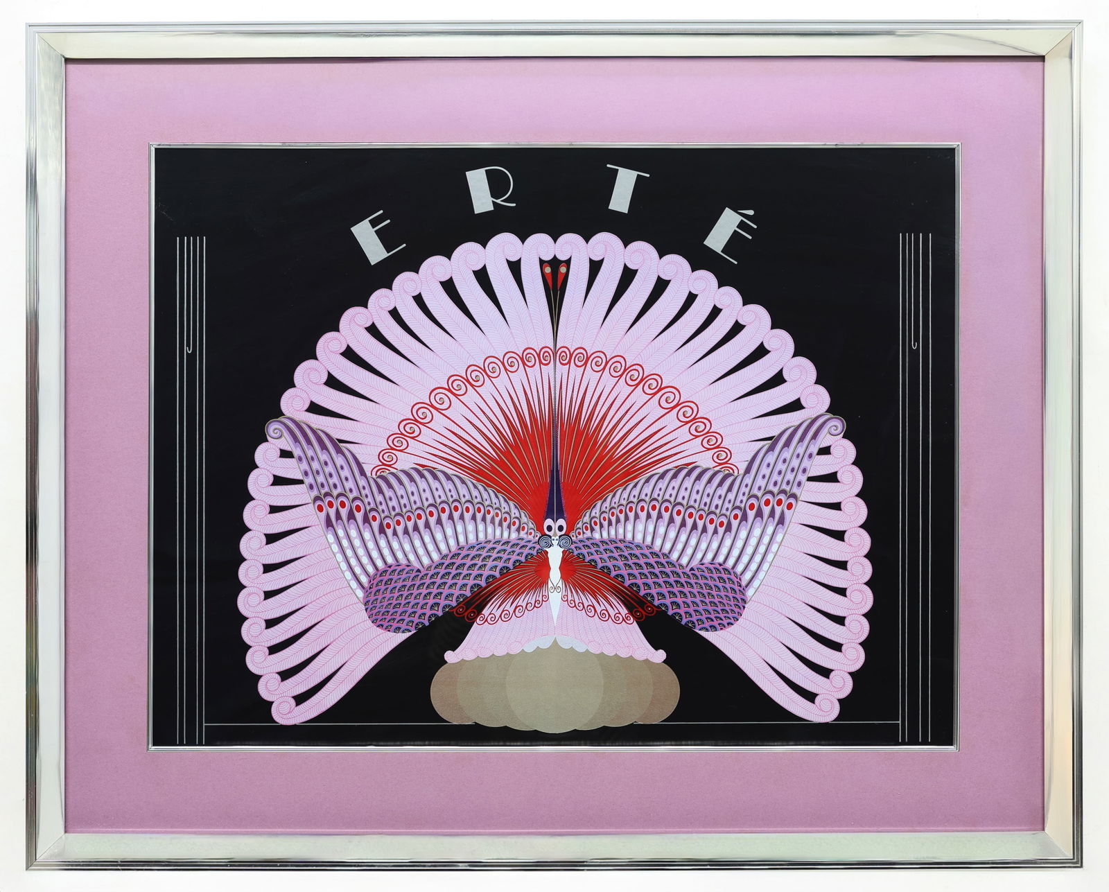 Romain (Erte) de Tirtoff (1892-1990) Erte Art Expo, 1983, Serigraph: Artist, Year, Title: Erté (Romain de Tirtoff, 1892–1990), Erte Art Expo, 1983.Origin: United States.Medium: Serigraph (screenprint) on paper.Dimensions: 28.5x35”Provenance: Private