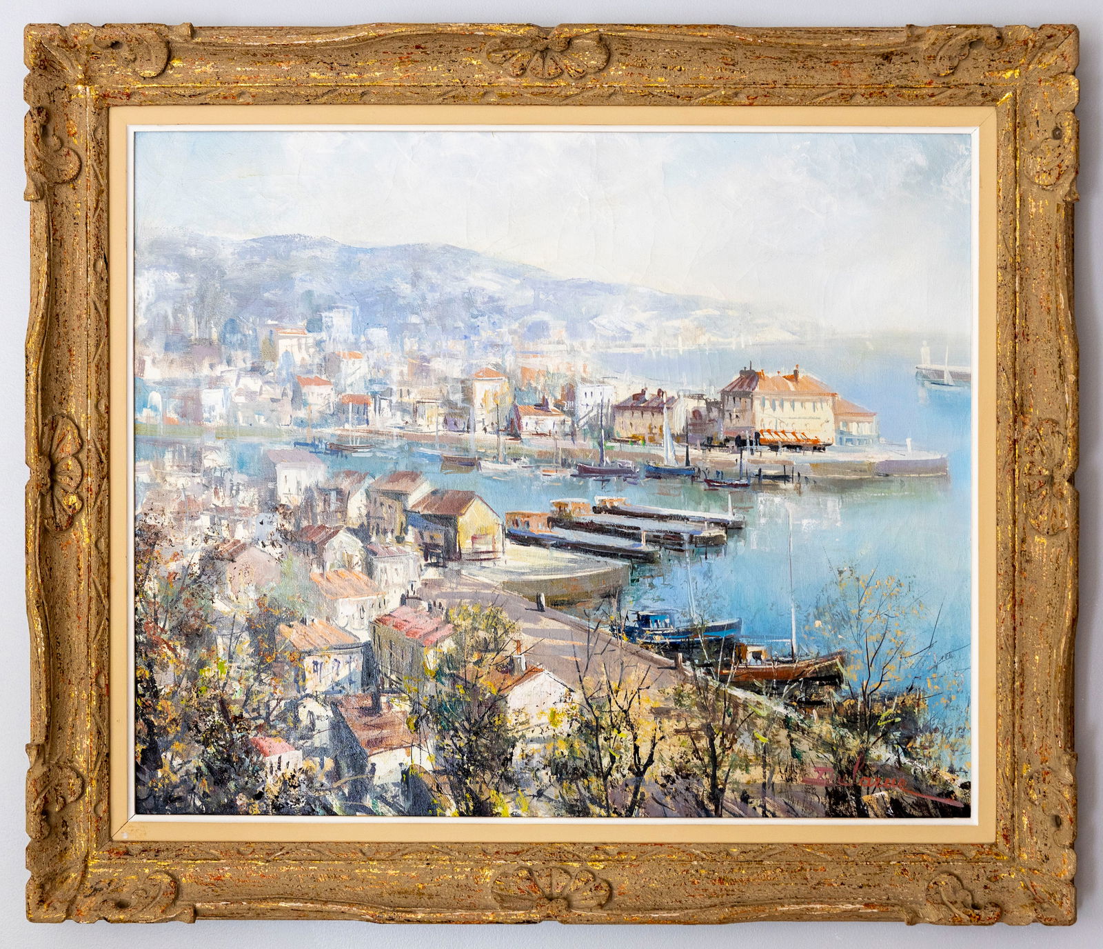 Lucien Delarue, (France, 1925 - 2011), The Port of Nice 1978, Oil on Canvas (1 of 7)