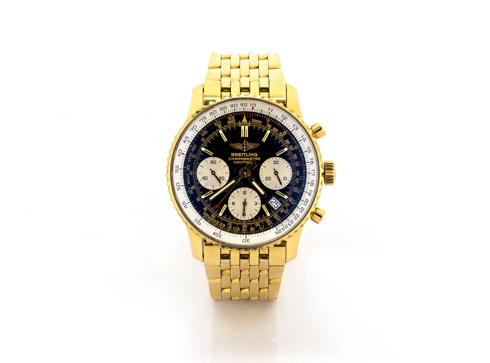 Breitling K23322 Montbrillant Navitimer Limited Edition 18K Yellow Gold (1 of 4)