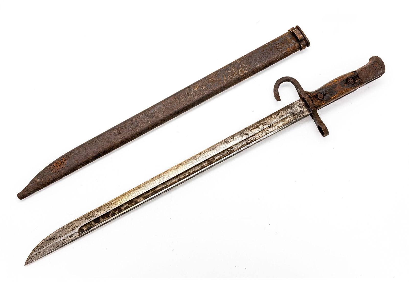 WWII Japanese Type 30 Arisaka Bayonet 1897 with Scabbard (1 of 5)