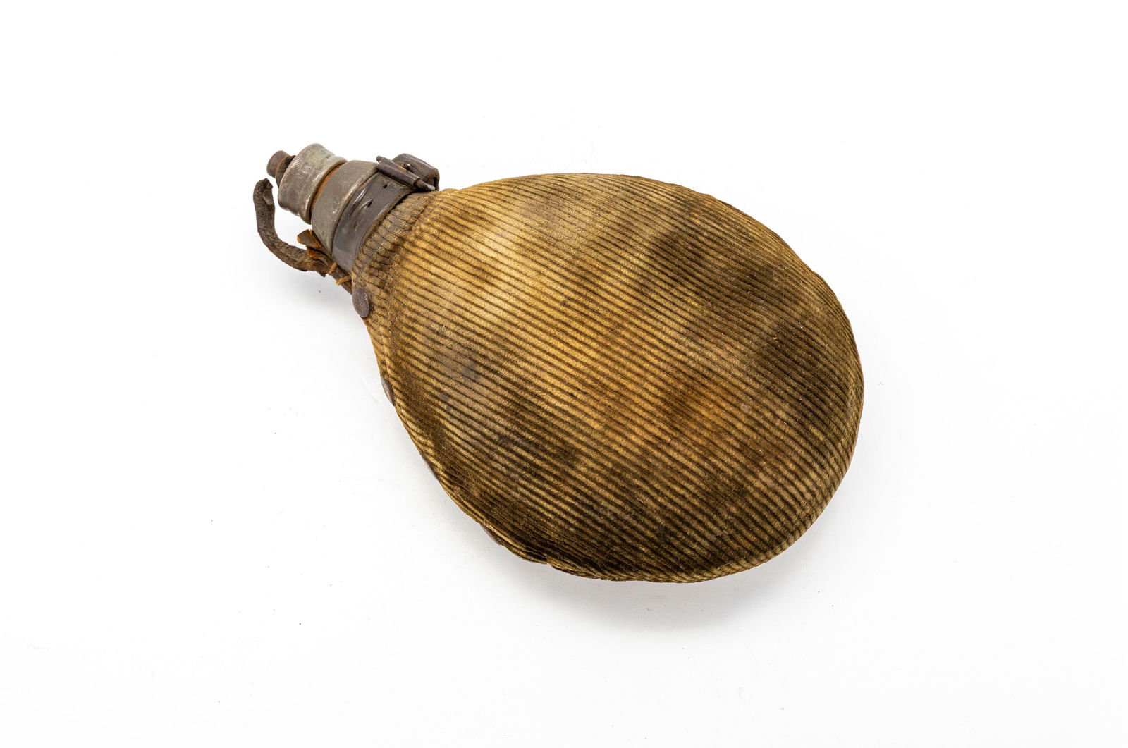 German WWI M1915 Feldflasche Canteen with Corduroy Cover - 2