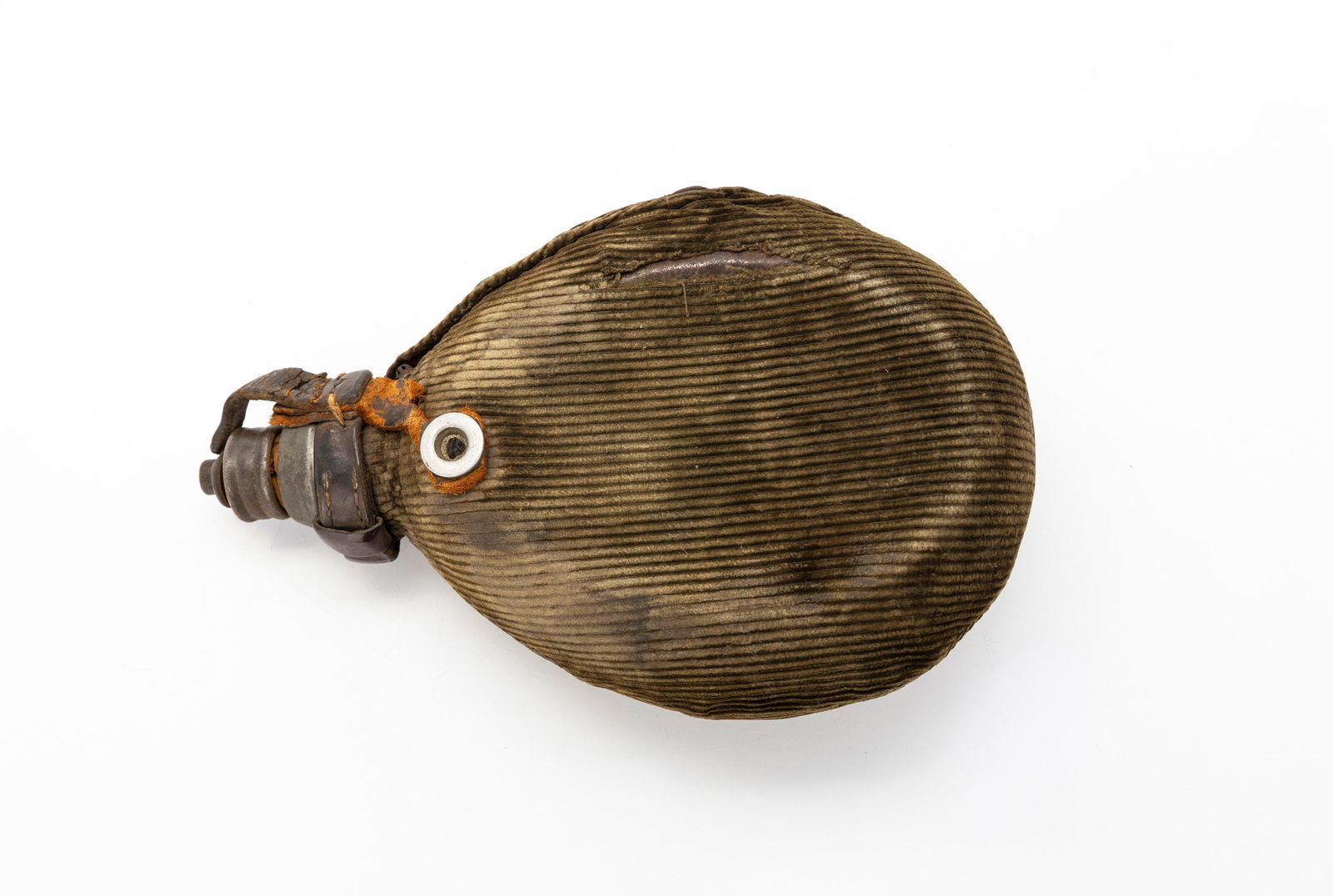 German WWI M1915 Feldflasche Canteen with Corduroy Cover - 4