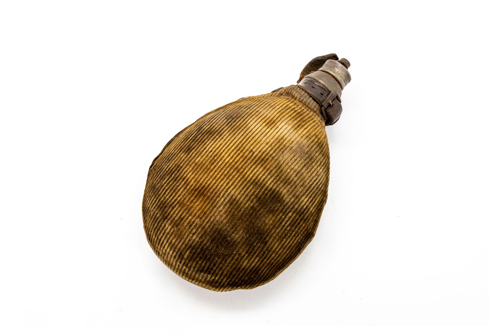German WWI M1915 Feldflasche Canteen with Corduroy Cover - 5