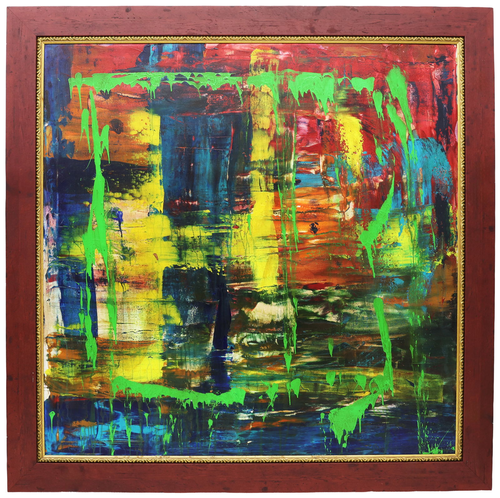 Attr to Gerhard Richter (German), Abstract Composition, 1993 (1 of 3)