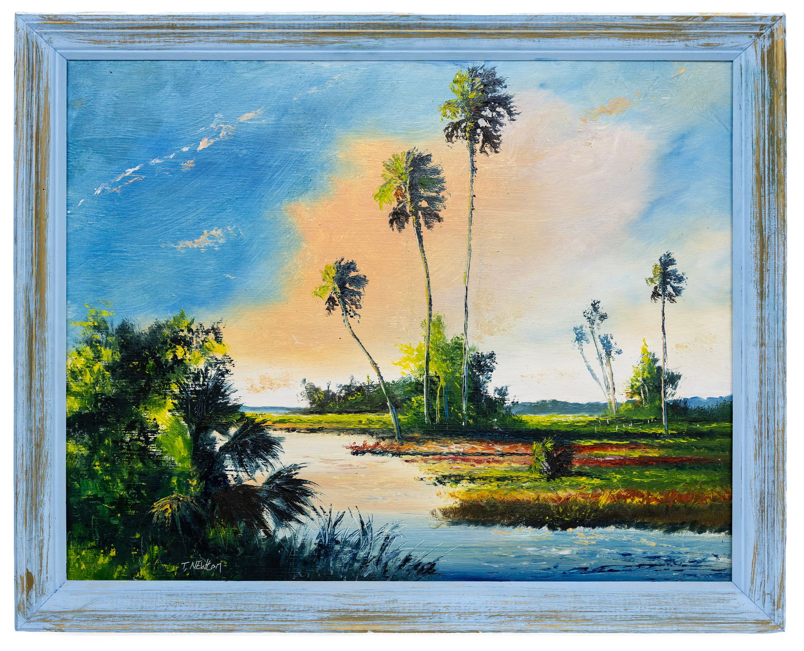 Tracey Newton (American), 2nd Generation Highwaymen, Oil on Masonite Painting (1 of 4)