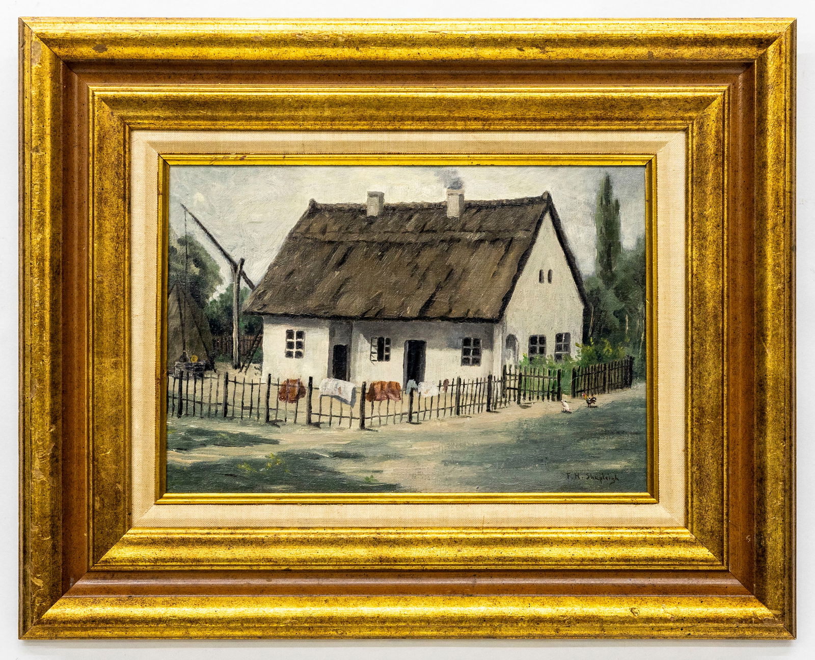 Frank H. Shapleigh (American, 1842-1906) New England Homestead (1 of 4)