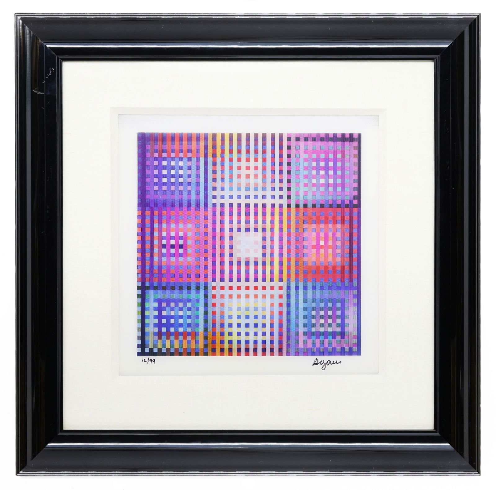 Yaacov Agam (Israeli, b. 1928), Nine Squares, Ltd. 12/99 (1 of 5)
