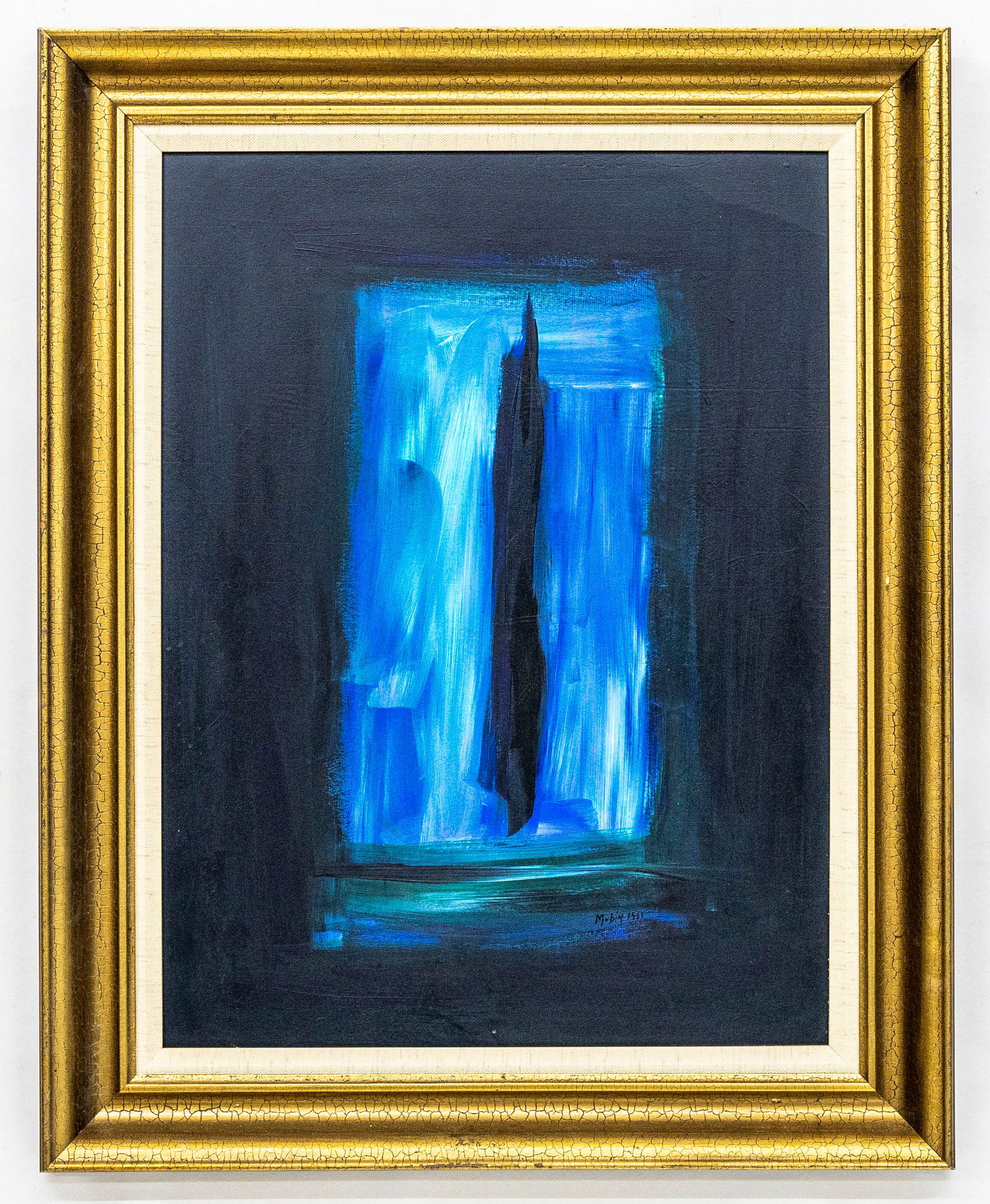 Orhon Mubin (Turkey, 1955) Abstract, Mixed Media on Board Painting (1 of 4)