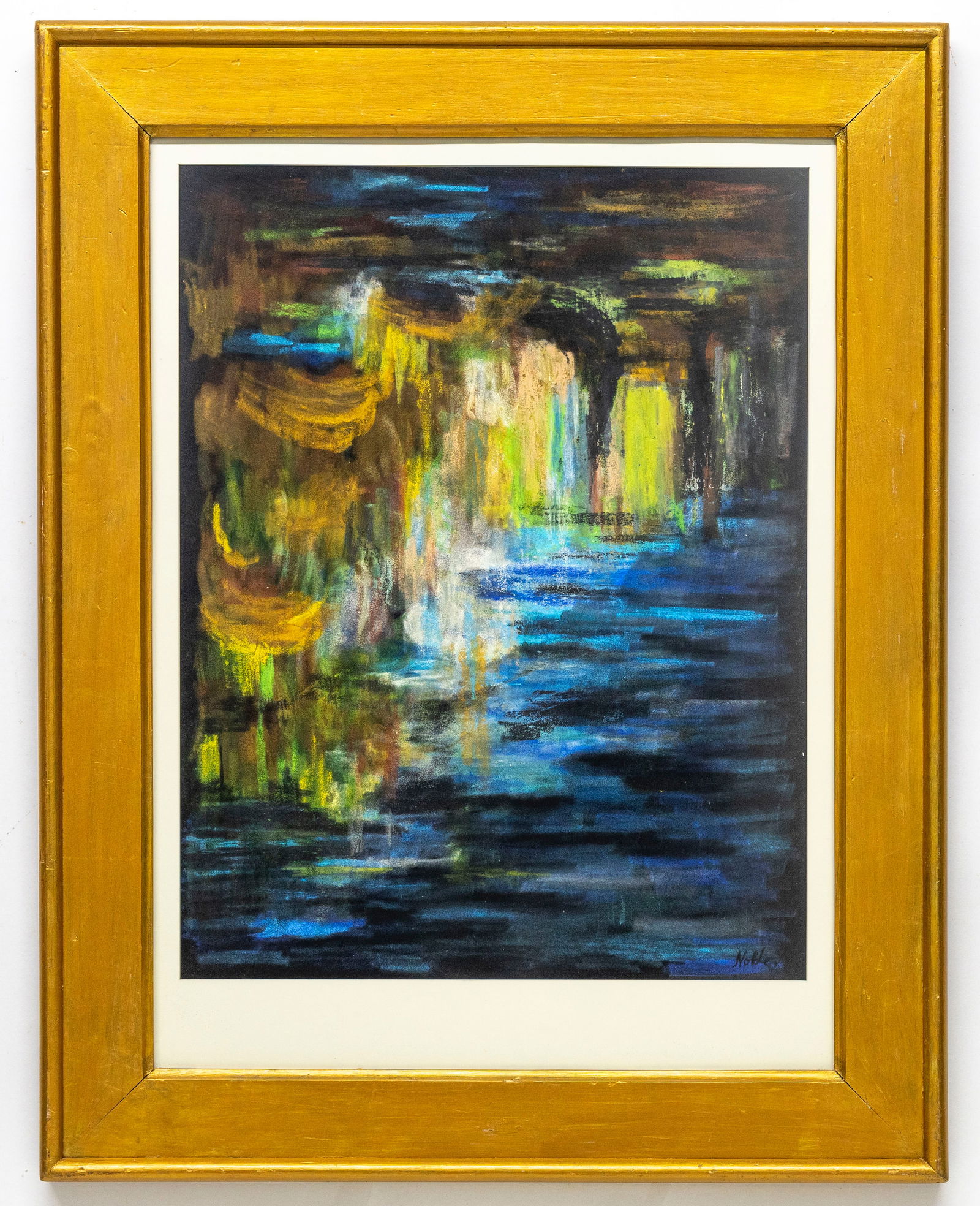 Emil Nolde (German, 1867-1956), Abstract, Oil on Canvas Painting: Artist, Year, Title: Emil (Hansen) Nolde (German, 1867?1956), Abstract Composition Origin: Germany Medium: Oil on canvas Dimensions: Framed: 28.5 ? 36 in, Unfram