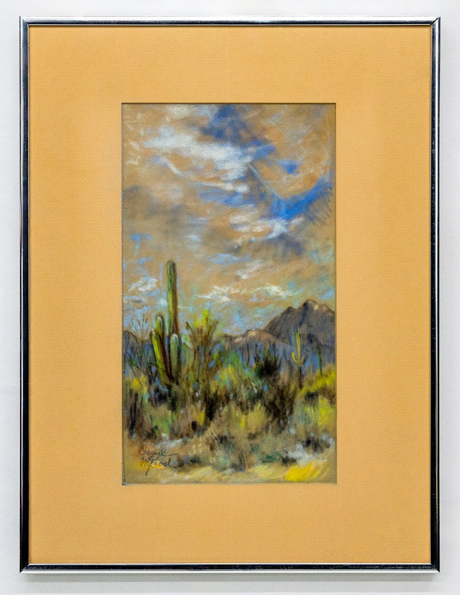 Cheryl O'Halloran McLeod (American) Desert Glow, Pastel on paper (1 of 4)