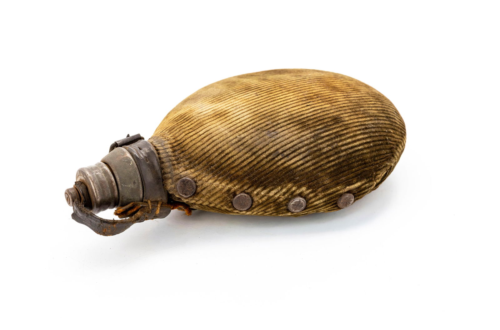 German WWI M1915 Feldflasche Canteen with Corduroy Cover (1 of 8)