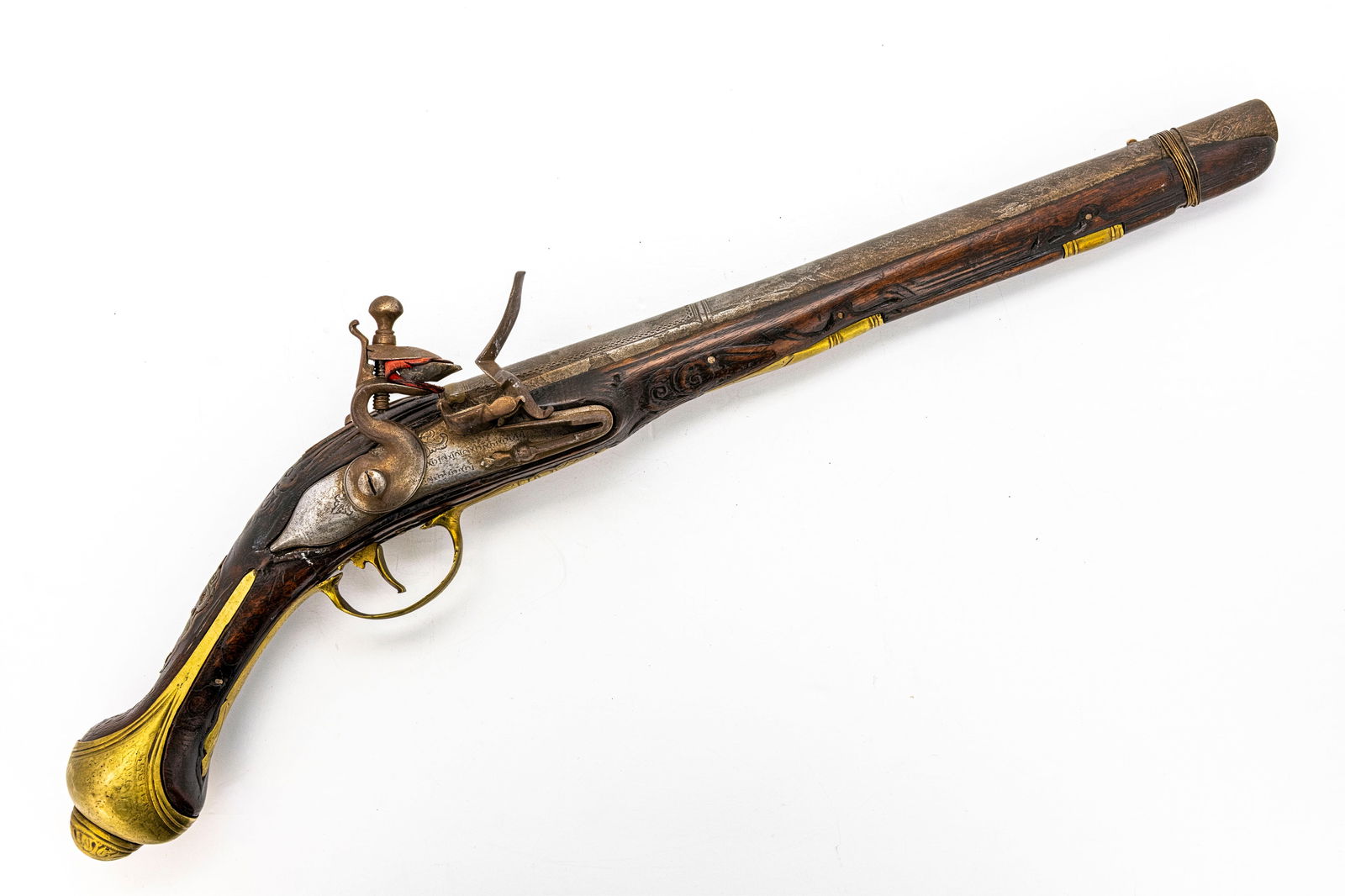 English Flintlock Holster Pistol by Rander & Potts, 1780-1810 (1 of 8)