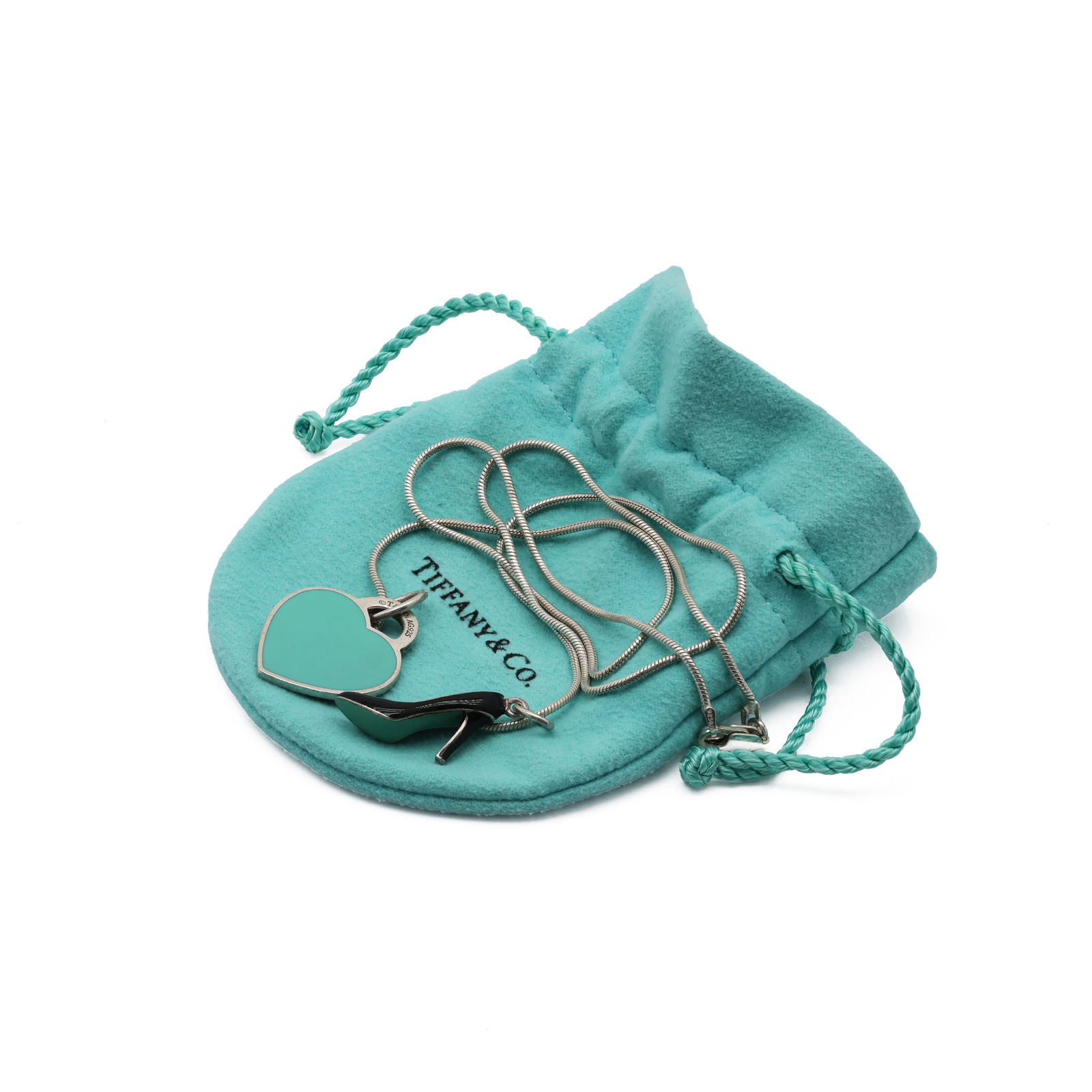 Tiffany & Co. "Return to Tiffany" Heart & High Heel Charm Necklace (1 of 5)