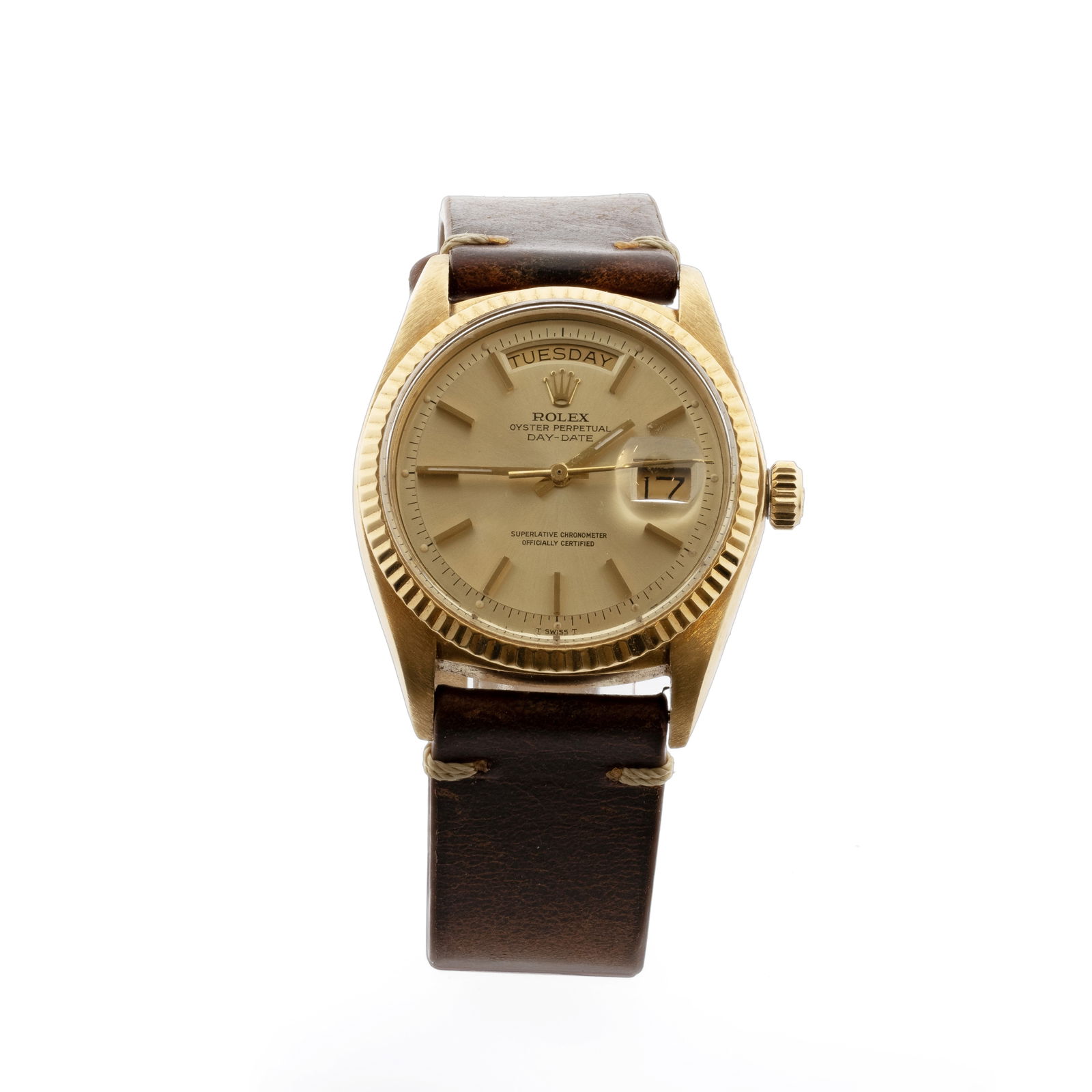 Vintage Rolex Day-Date President 36mm 1803 18K Gold Watch (1 of 8)