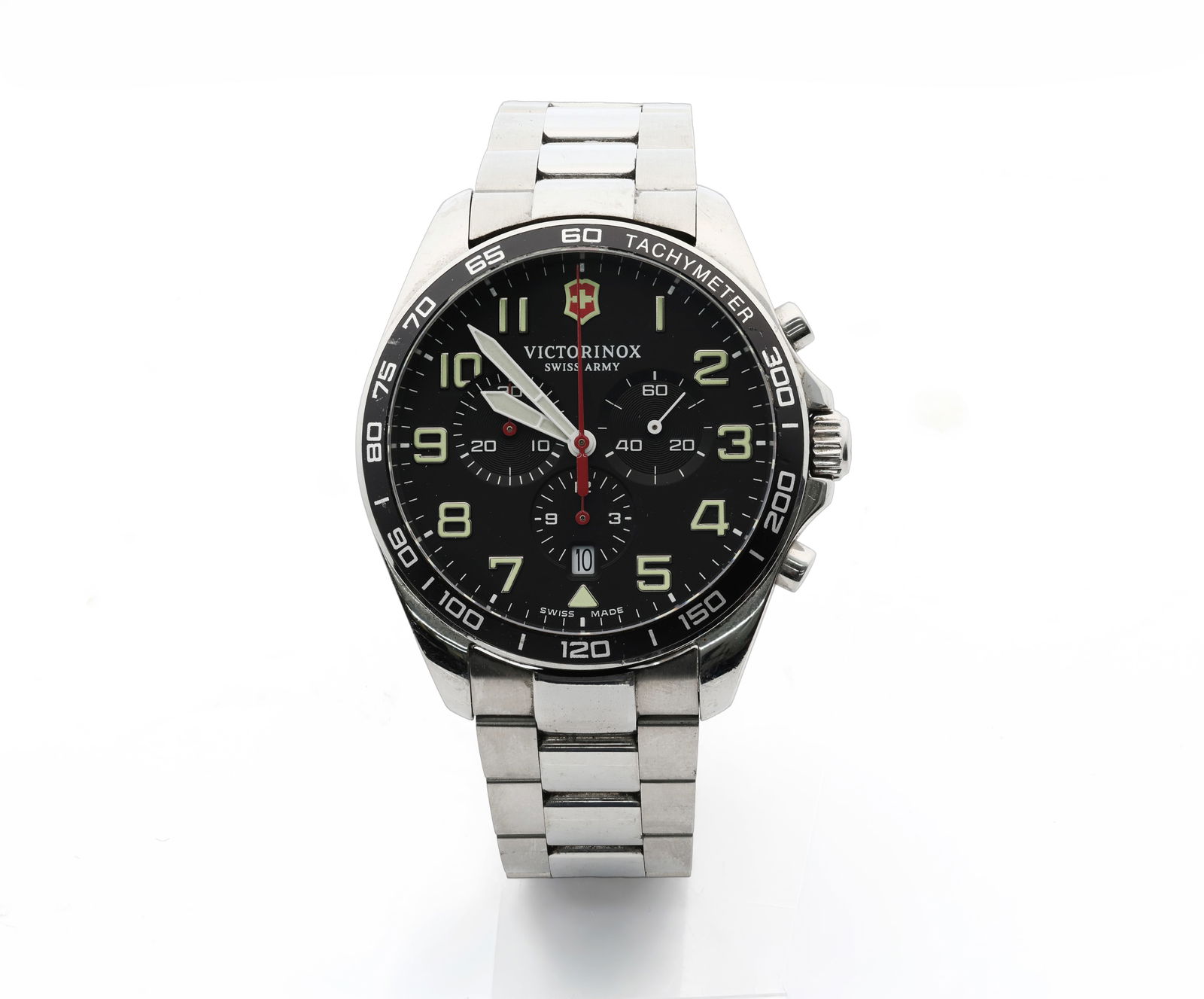 Victorinox Swiss Army FieldForce 241855 Chronograph Stainless Steel Watch (1 of 10)