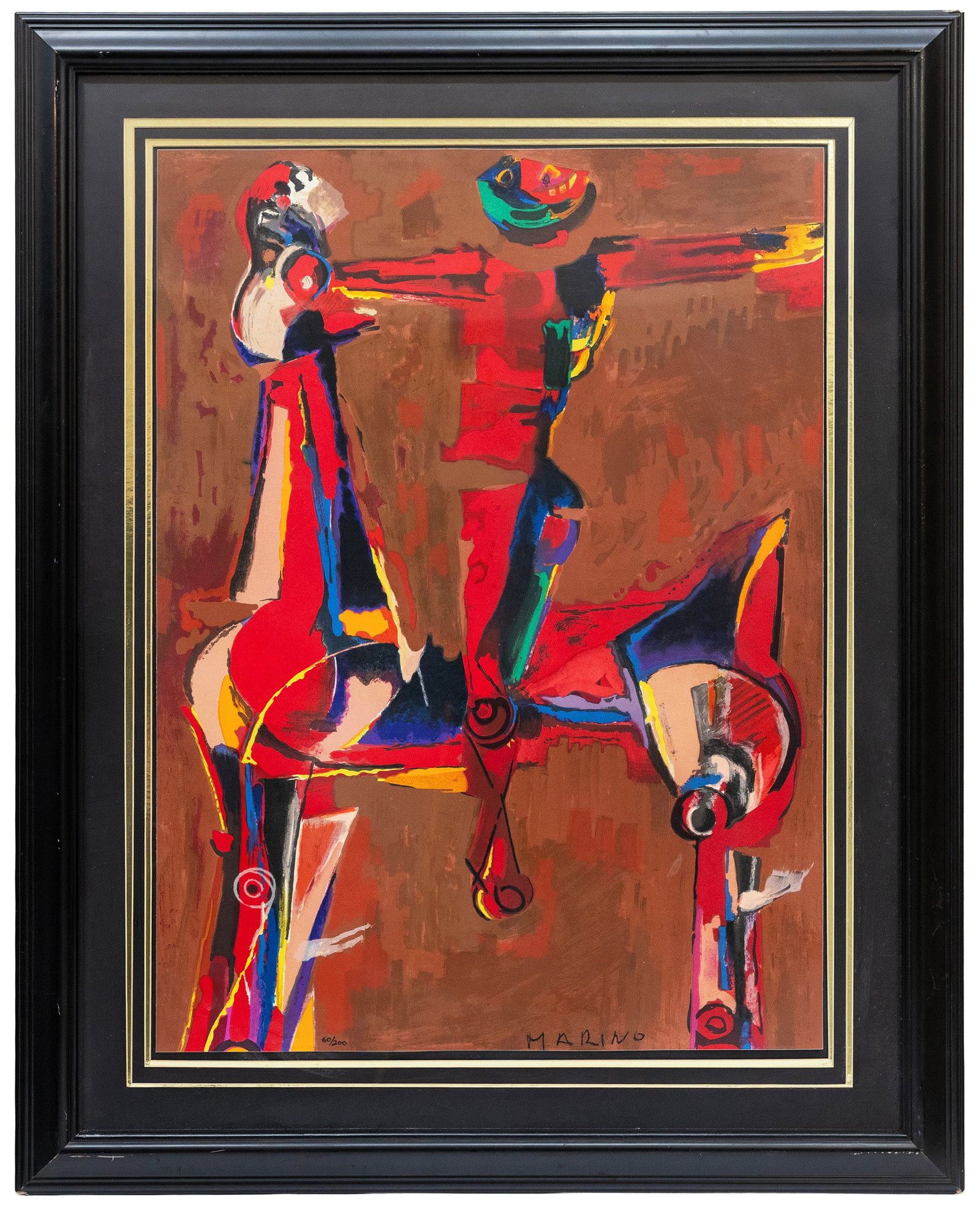 Marino Marini "Olympic games" Ltd. 60/200. Lithograph. (1 of 4)
