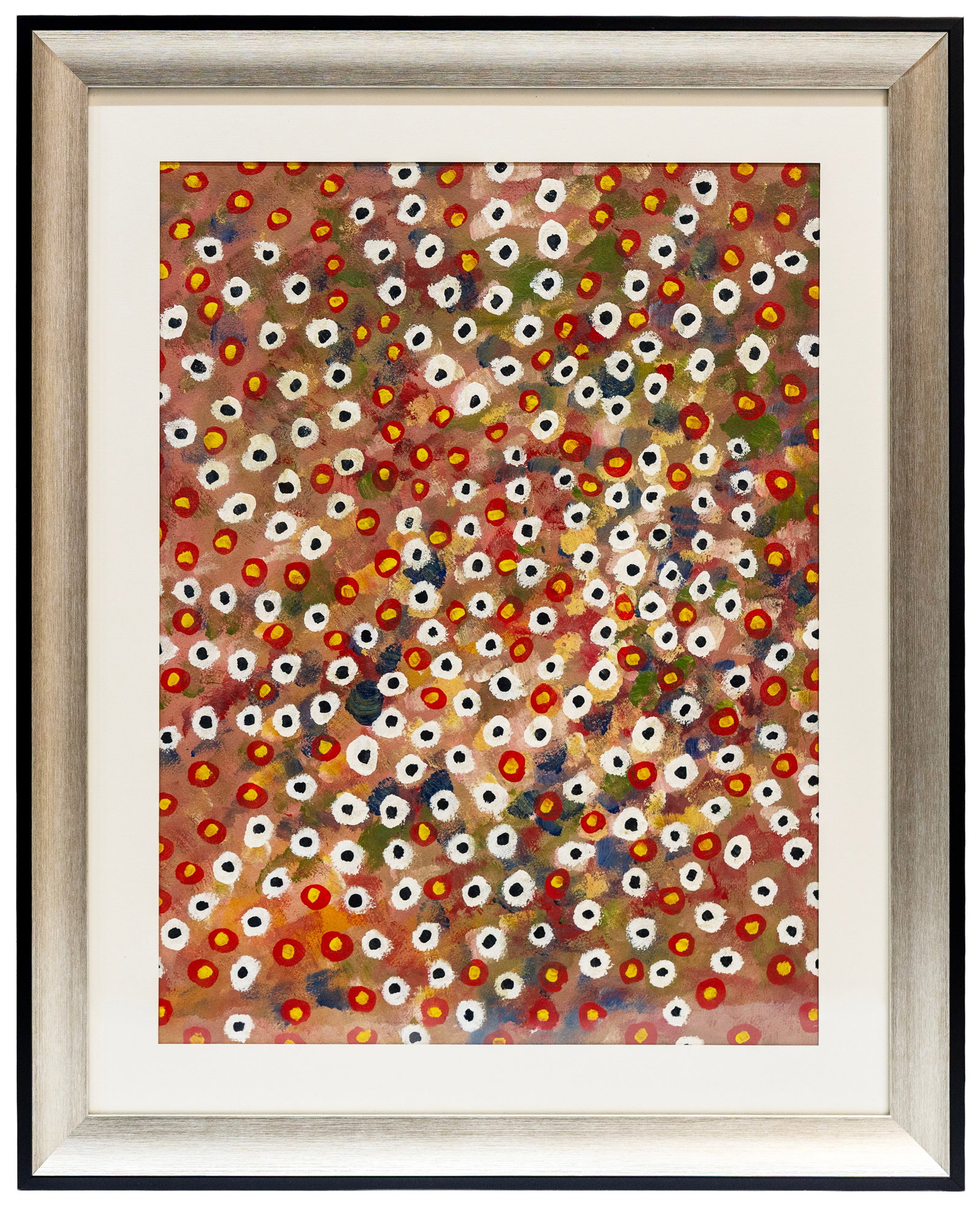 Emily Kame Kngwarreye (Australia 1989) Synthetic Polymer Paint on Belgian Linen (1 of 4)